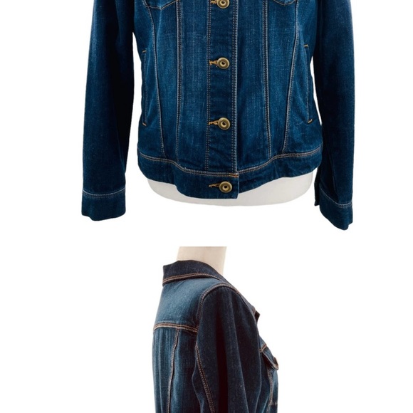 CABI Jeans Denim jacket size M - Picture 3 of 7